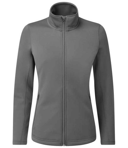 Premier Ladies Spun Dyed Recycled Zip Through Sweat Jacket - DGY - XL